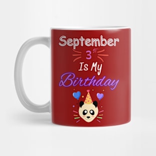 Septembre 3 st is my birthday Mug